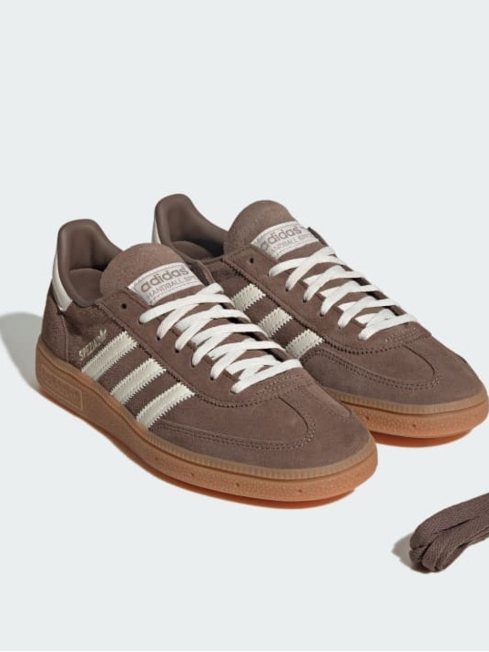 adidas Originals Handball Spezial Earth Strata Brown Suede White 7.5 NWT
